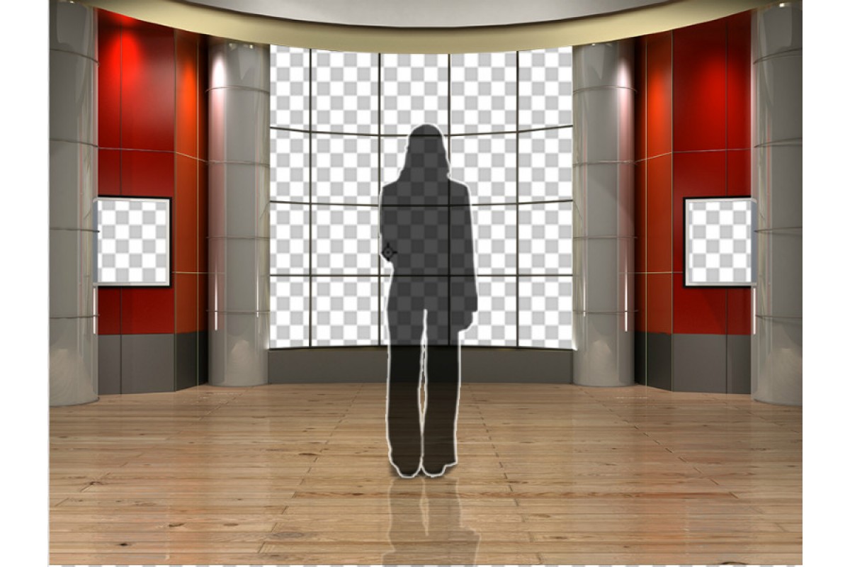 studio tv virtual set Backdrop 21